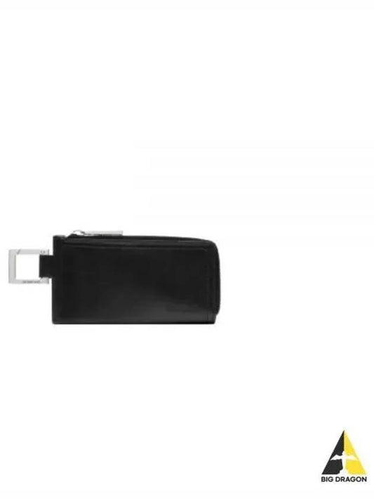 Le Porte Zippe Cuerda Leather Card Wallet Black - JACQUEMUS - BALAAN 2