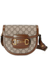 GG Supreme Horsebit 1955 Mini Shoulder Bag Beige - GUCCI - BALAAN 2