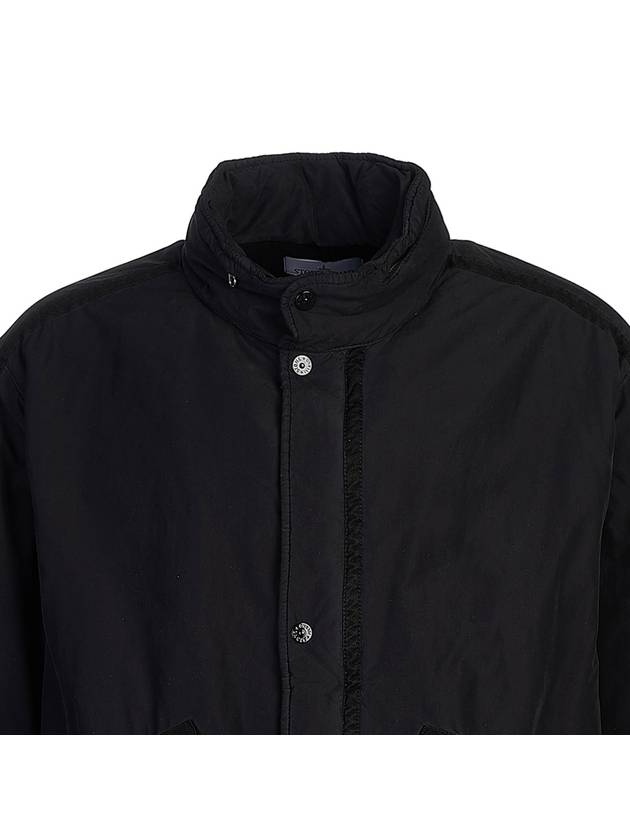 David Compass Badge Long Raincoat Black - STONE ISLAND - BALAAN 5