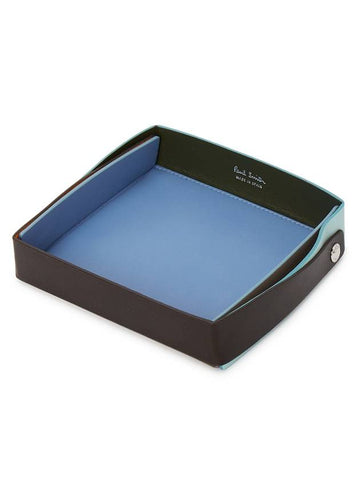 Signature Embossed Logo Square Leather Tray - PAUL SMITH - BALAAN 1