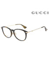 Glasses Frame GG1014OA 002 Round Acetate Men Women - GUCCI - BALAAN 2