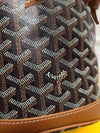 Used luxury goods Lewis It Black Tan Petit Flo Bucket Bag - GOYARD - BALAAN 4