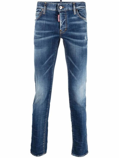 Medium Clean Vintage Wash Skinny Jeans Blue - DSQUARED2 - BALAAN 2