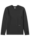 Pocket Zipper Wool Knit Top Light Black - CP COMPANY - BALAAN 2