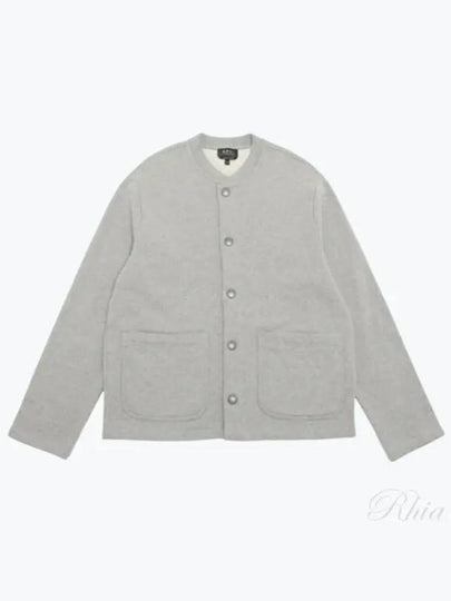 Men's Stevie Cardigan Grey - A.P.C. - BALAAN 2