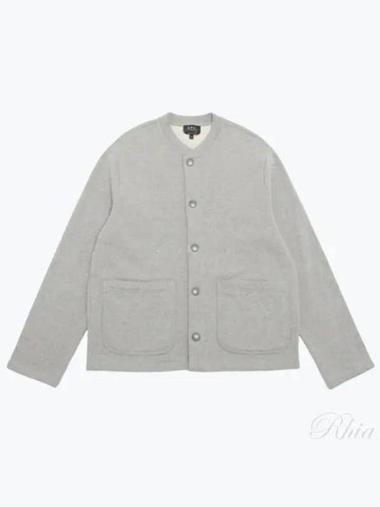 Men's Stevie Cardigan Grey - A.P.C. - BALAAN 2