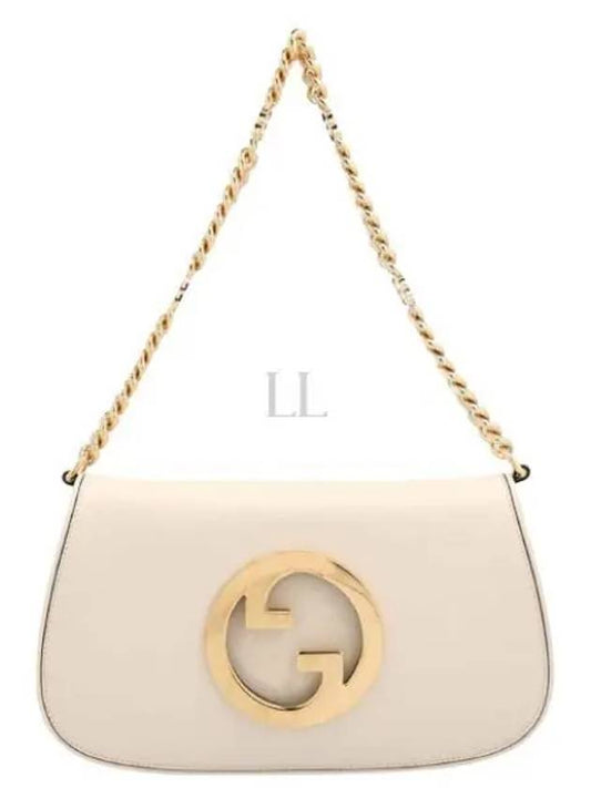 Blondie Interlocking G Shoulder Bag White - GUCCI - BALAAN 2