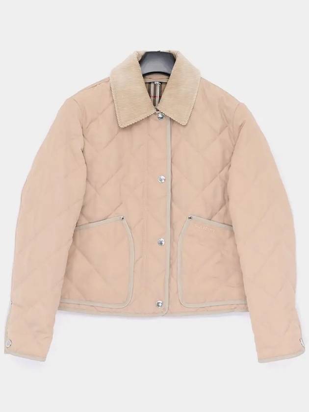 quilted classic collar jacket 8096026 - BURBERRY - BALAAN 3