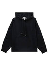 Crown Back Logo Hoodie Black W233TS35715B - WOOYOUNGMI - BALAAN 3