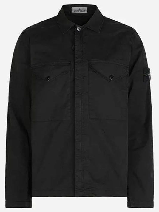 Wapen Zip-Up Jacket Black - STONE ISLAND - BALAAN 2