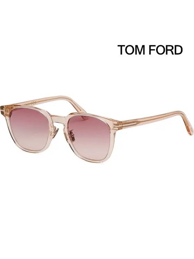 Sunglasses TF1051K 72T Pink Transparent Horn Rim Asian Fit - TOM FORD - BALAAN 1