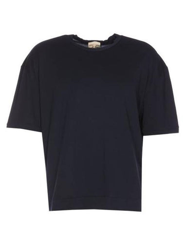 Logo Short Sleeve T-shirt Navy - TEN C - BALAAN 1