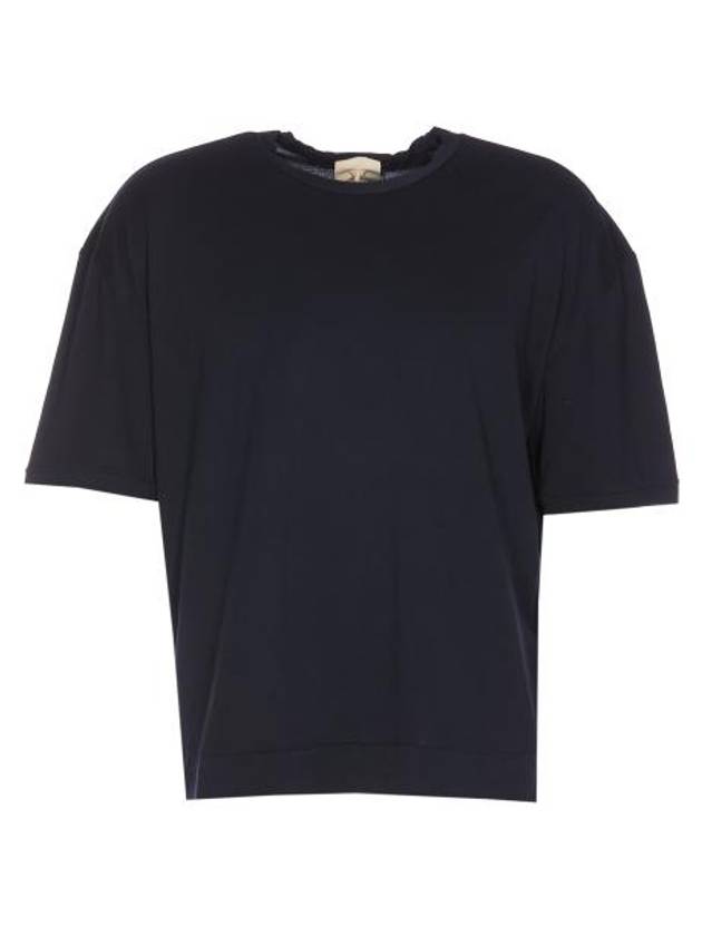 Logo Short Sleeve T-Shirt Navy - TEN C - BALAAN 1