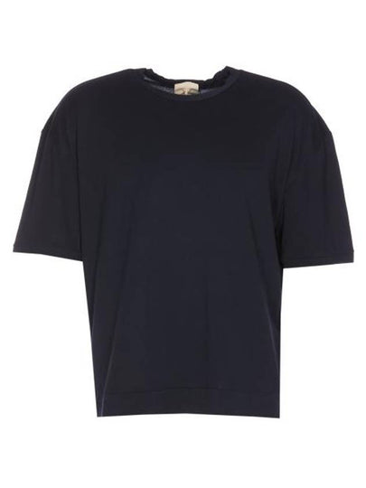 Logo Short Sleeve T-shirt Navy - TEN C - BALAAN 2