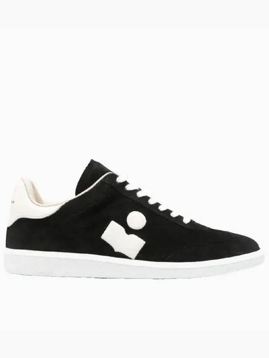 Bryce Suede Low Top Sneakers Black - ISABEL MARANT - BALAAN 2