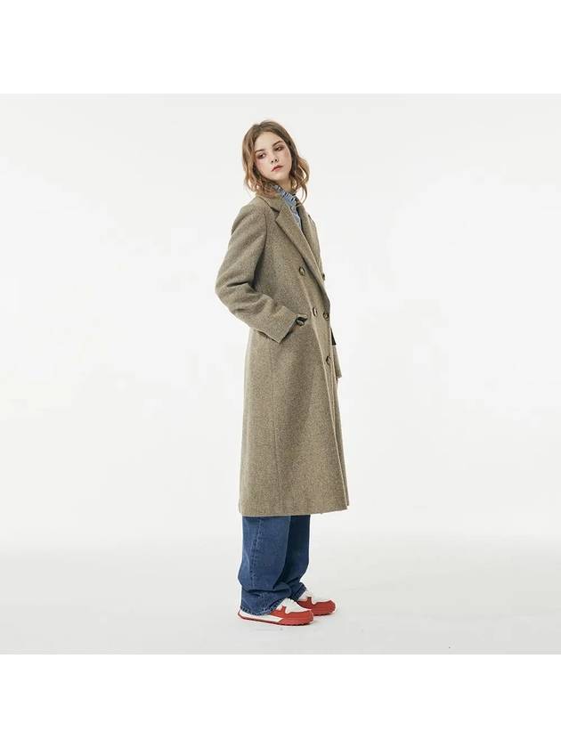 European double long coat beige - VOYONN - BALAAN 4