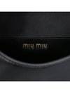 Logo Metal Buckle Shoulder Bag Black - MIU MIU - BALAAN 10