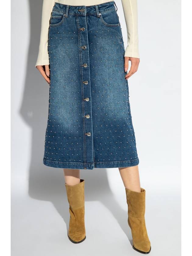 Lali denim A line skirt indigo - MUNTHE - BALAAN 4