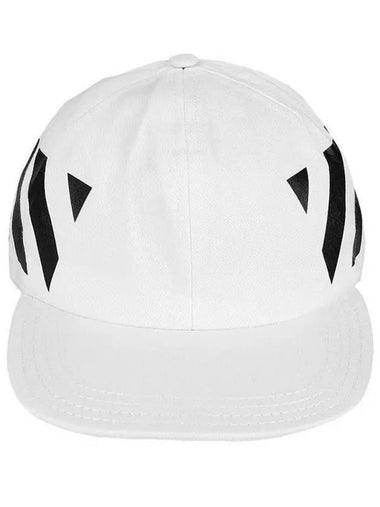 Diag Logo Ball Cap White - OFF WHITE - BALAAN 1