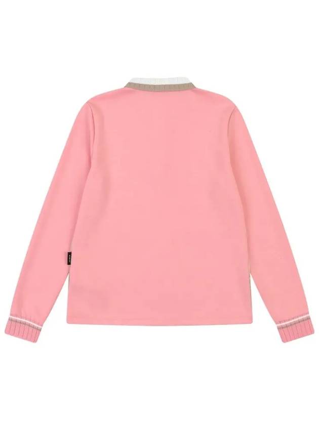 Knit Collar Point Solid T-shirt OF9053LBPINK - ONOFF - BALAAN 3