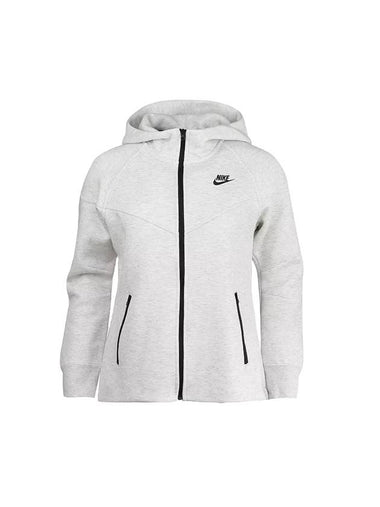 Tech Fleece Wind Runner Zip-Up Hoodie Grey - NIKE - BALAAN 1