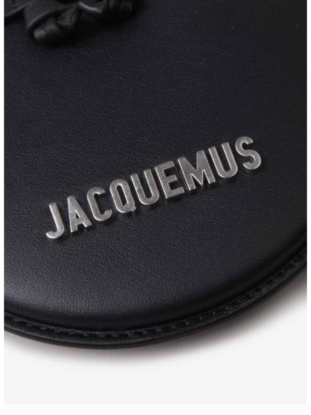 Le Pitchou Circle Neck Coin Purse Black - JACQUEMUS - BALAAN 6