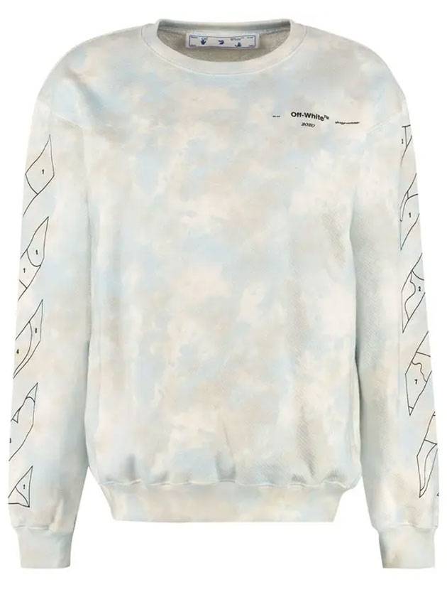 cloud print sweatshirt - OFF WHITE - BALAAN 1