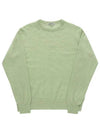 A24SP02FG LIGHT GREEN Kid Mohair Sheer P O Men's Knit - AURALEE - BALAAN 2