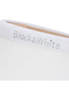 Glitter Wide Brim Visor 8734LZSPWHITE - BLACK&WHITE - BALAAN 4