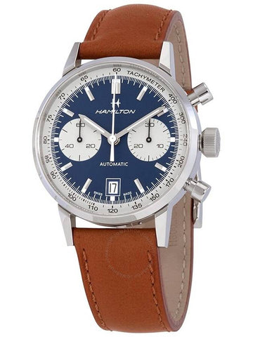 Hamilton Intra-Matic Chronograph Automatic Blue Dial Men's Watch H38416541 - HAMILTON - BALAAN 1