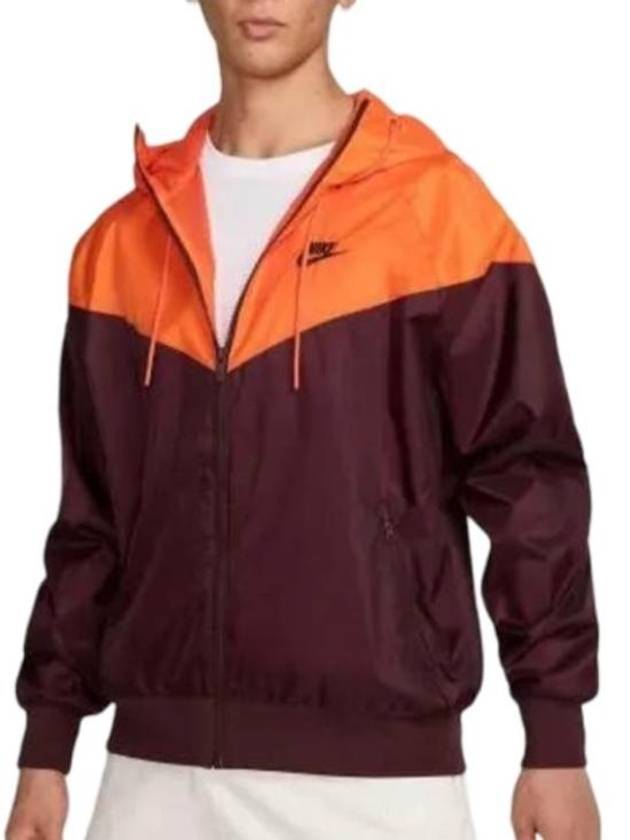 Men's Sportswear Windrunner Woven Windbreaker Orange Burgundy - NIKE - BALAAN 2