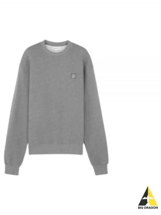 Bold Fox Head Cotton Sweatshirt Grey - MAISON KITSUNE - BALAAN 2