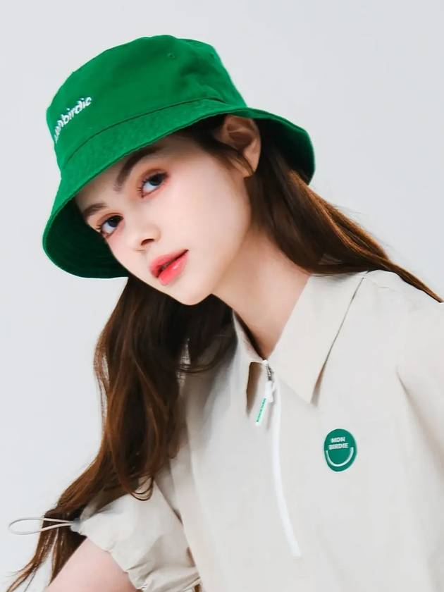 Script color bucket hat GREEN - MONBIRDIE GOLF - BALAAN 10