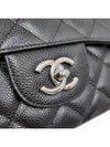 Women s A47600 Caviar Black Classic Maxi Silver Chain Shoulder Bag - CHANEL - BALAAN 8