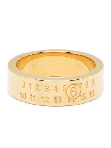 Women’s Numeric Minimal Polished Finish Ring Gold - MAISON MARGIELA - BALAAN 1