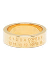 Women’s Numeric Minimal Polished Finish Ring Gold - MAISON MARGIELA - BALAAN 1