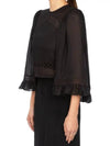 McCue lace blouse black 435233 RJF01 1000 - ALEXANDER MCQUEEN - BALAAN 3