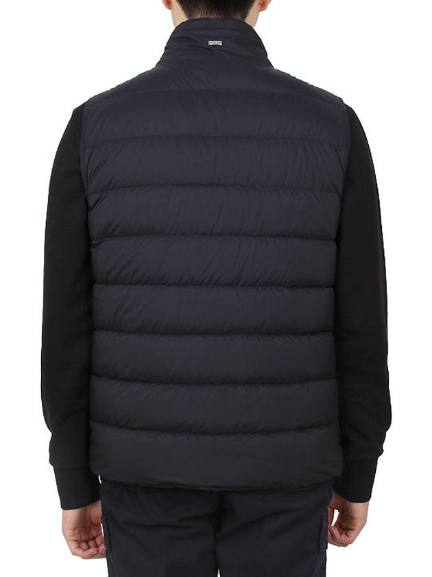 Down Padded Vest Navy - HERNO - BALAAN 6