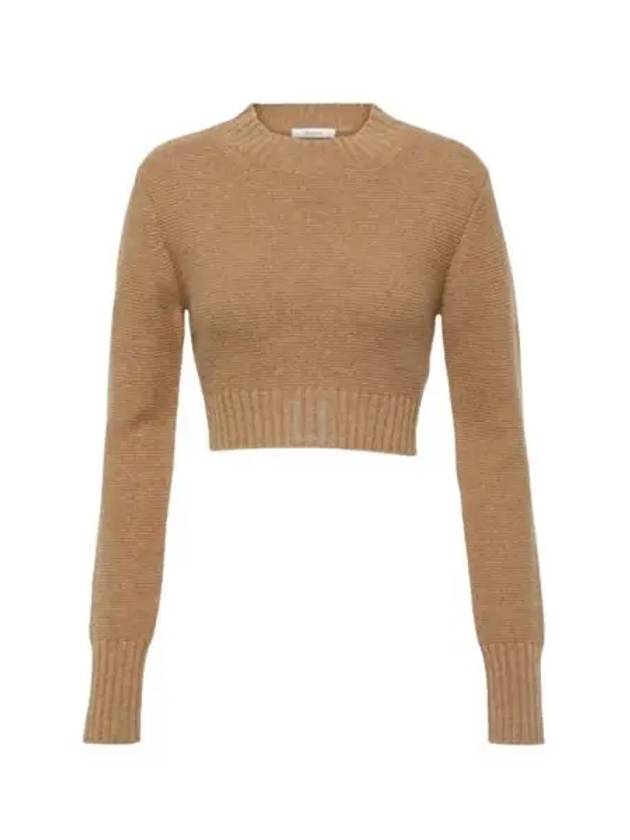 Kaya Cashmere Knit Top Brown - MAX MARA - BALAAN 2