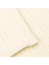 ribbed wool muffler off white SCARF OFF WHITE - ANDERSEN-ANDERSEN - BALAAN 4