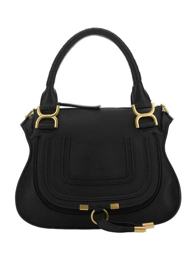 Marci Small Double Carry Tote Bag Black - CHLOE - BALAAN 1