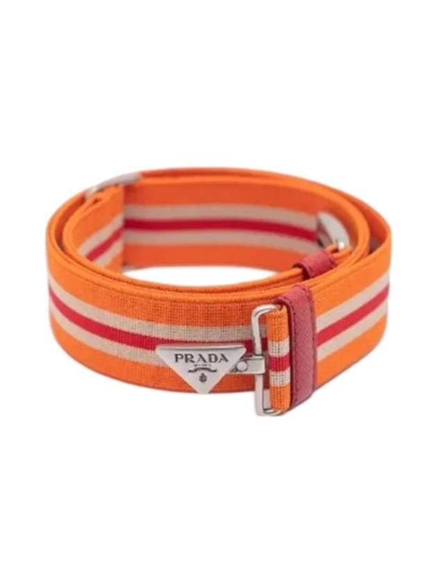 Casual Fabric Belt Orange - PRADA - BALAAN 1