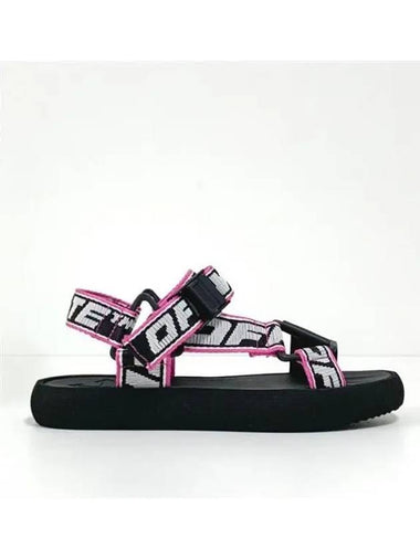 OWIH007S21 Logo Track Strap Sandals 1207697 - OFF WHITE - BALAAN 1