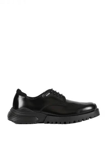 Dior combat leather derby lace up shoes - DIOR - BALAAN 1