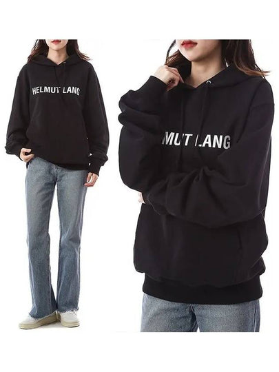 Core Logo Hoodie Black - HELMUT LANG - BALAAN 2