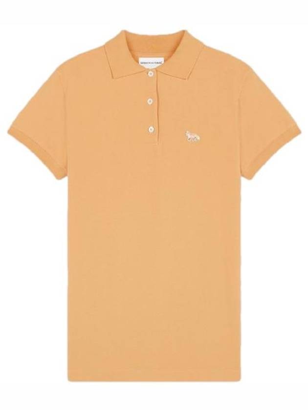 Baby Fox Patch Regular Polo Shirt Orange - MAISON KITSUNE - BALAAN 2