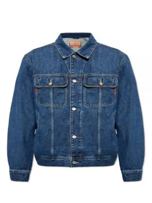 Men's D Barcy Denim Jacket Blue - DIESEL - BALAAN 2