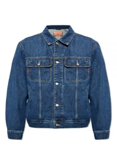 Men's D Barcy Denim Jacket Blue - DIESEL - BALAAN 2