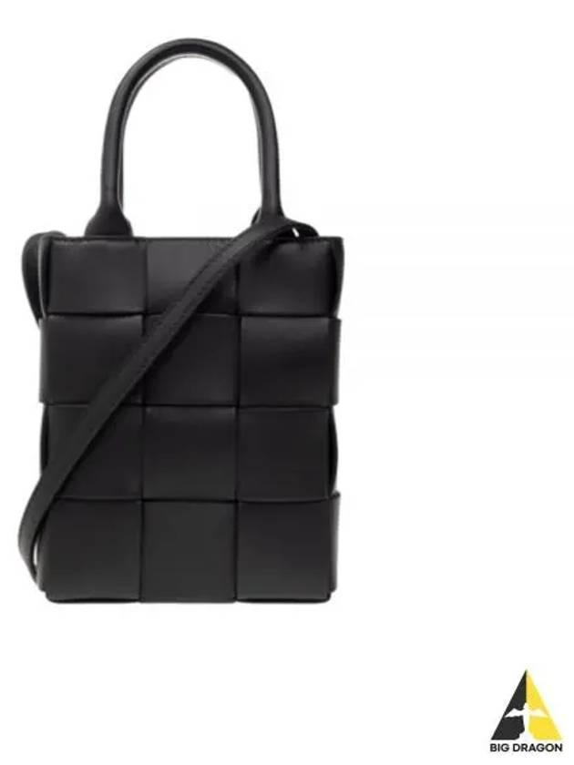 Cassette Mini Tote Black - BOTTEGA VENETA - BALAAN 2