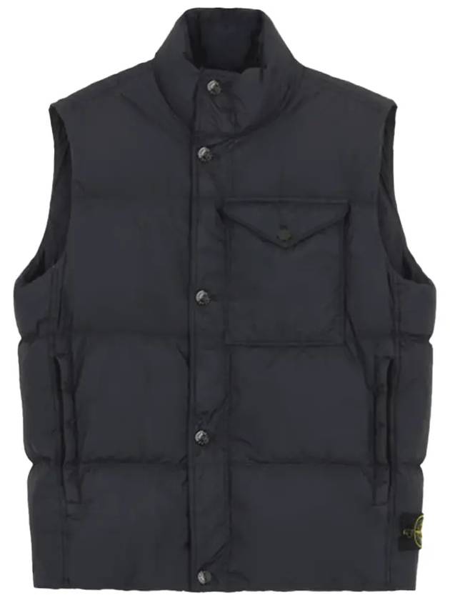 Crinkle Reps R-NY Down Vest Navy - STONE ISLAND - BALAAN 3